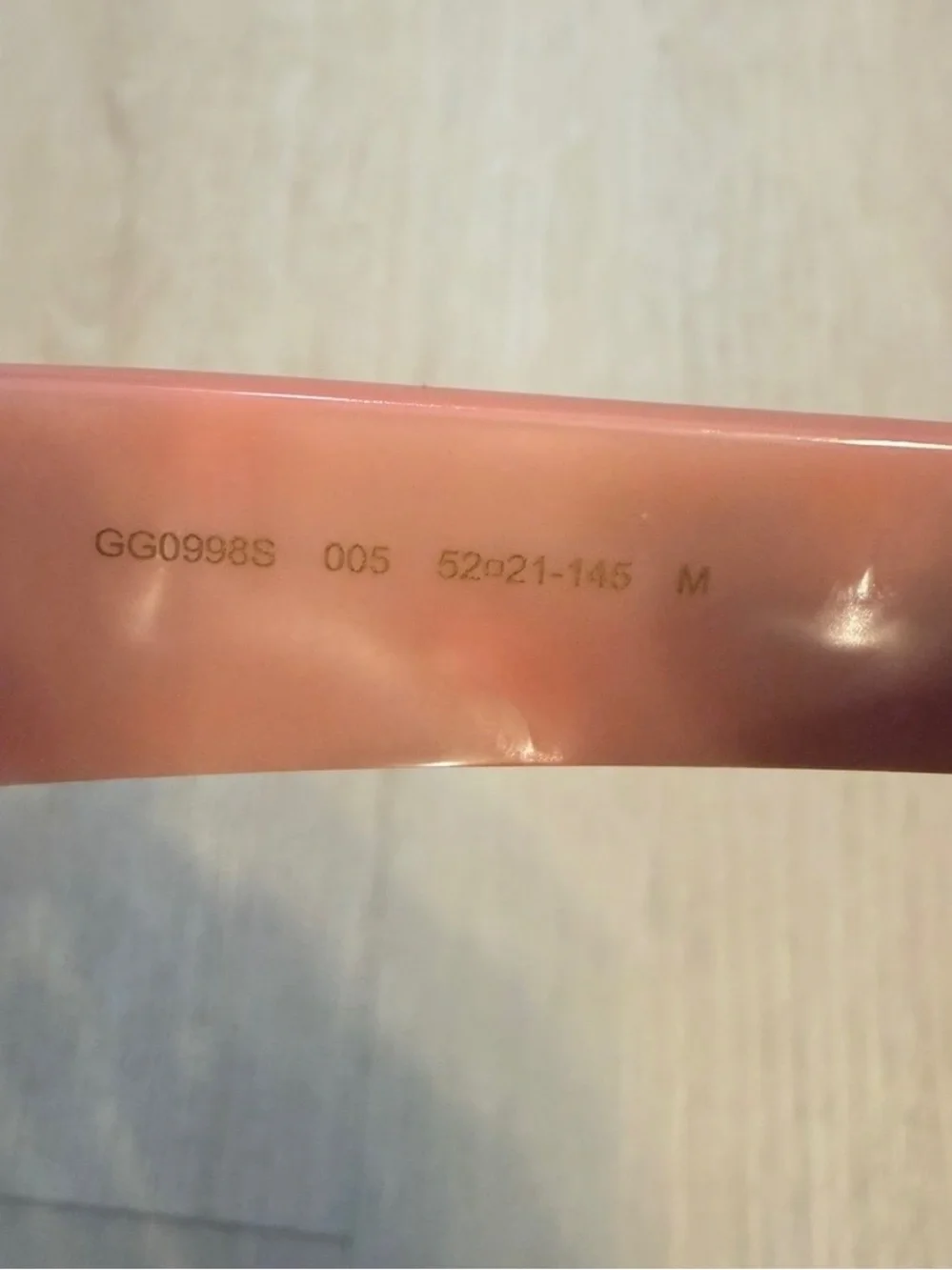 Gucci GG Pink Brown Sunglasses
